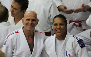 En compagnie de Lucie DECOSSE (championne olympique LONDRE 2012)